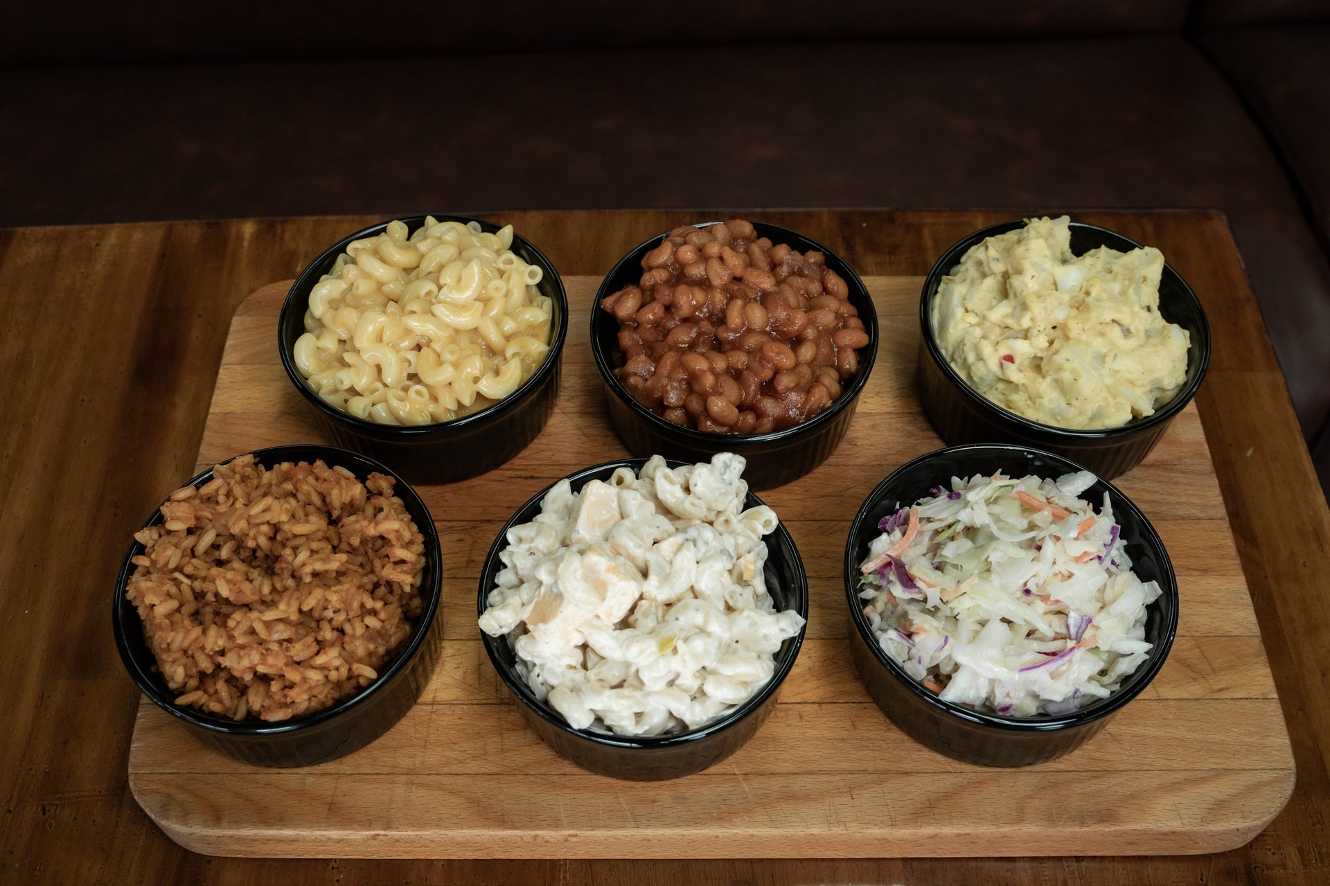 Six sauces, all made in-house