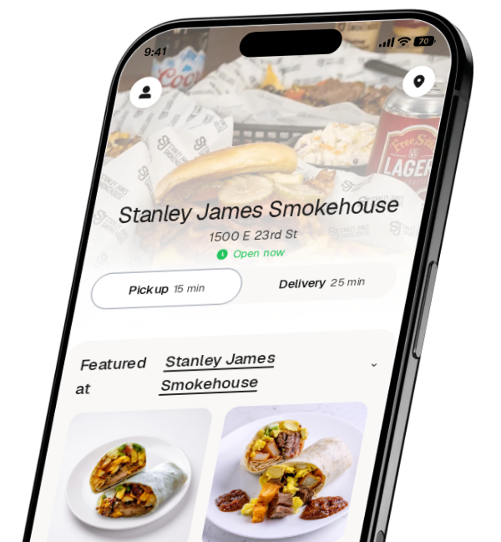 Stanley James Smokehouse app preview