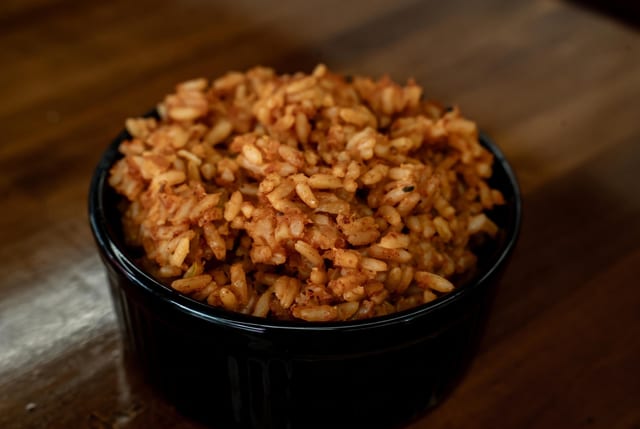 BBQ Cheesy Rice.