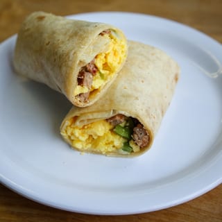 Sausage Breakfast Burrito